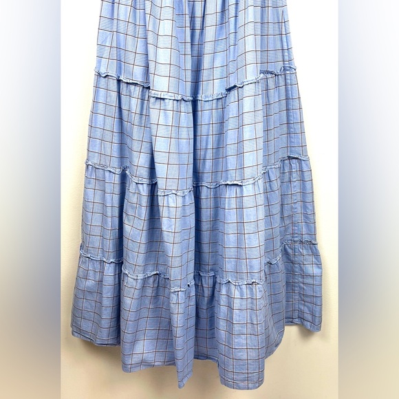 Hill House Nelsi Nap Dress in Diana Blue Check - Picture 11 of 13